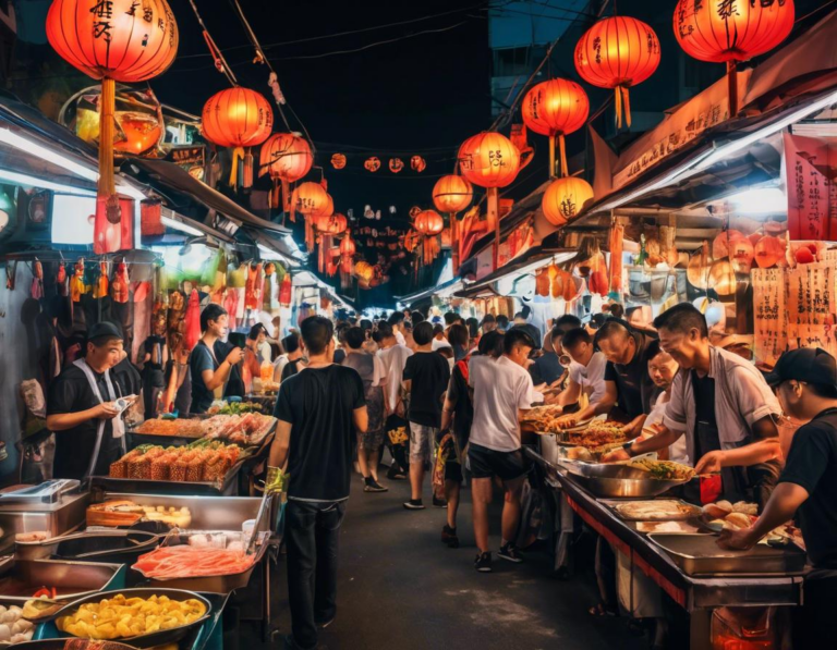 1. Menjelajahi Pasar Malam dan Street Food