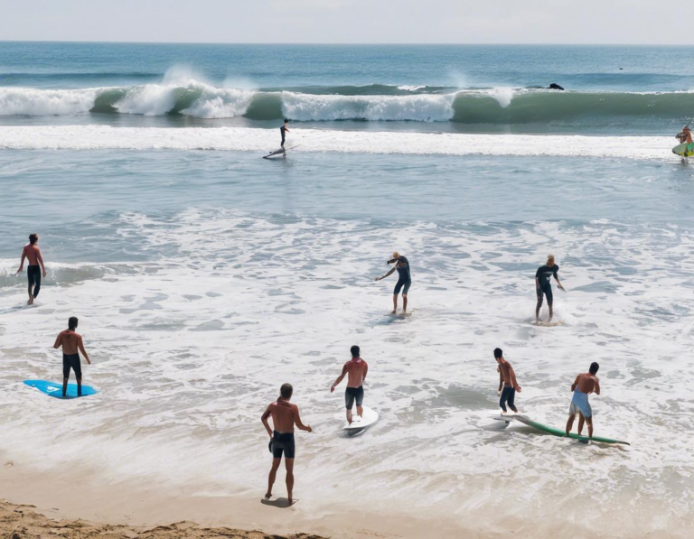 1. Pantai Canggu: Surfing untuk Semua Tingkat