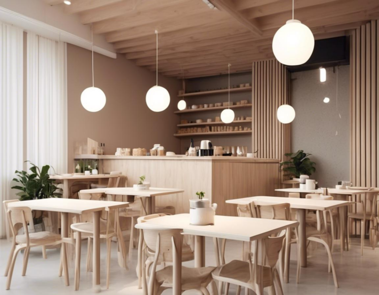 2. <strong>Minimalist & Modern Cafes: Simplicity at Its Best</strong>